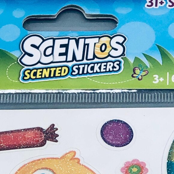 Easter stickers Scentos scented stickers set of 2 glitter season 1 #31 READ new - Picture 4 of 9